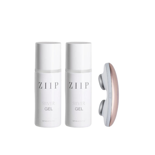 ZIIP HALO Blush - Silver Gel Set